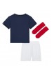 Frankrijk Babytruitje Thuis tenue Kind WK 2022 Korte Mouw (+ Korte broeken)